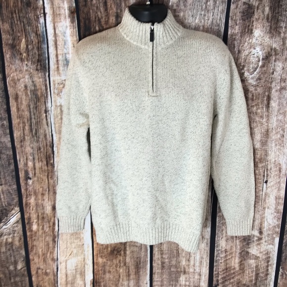 Chaps Ralph Lauren 1/4 Front Zip Swearer M - Picture 1 of 7